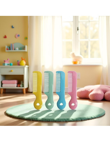 Set de 4 Cepillos para Bebé Xinjincang con Puntas Coloridas