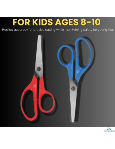 Tijeras de Seguridad para Niños 1EnLaOficina, Azul, Multiusos