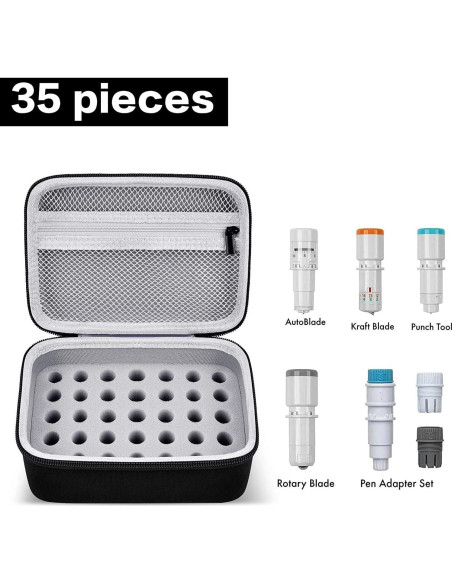 Funda Organizador GWCASE para Cuchillas Silhouette 35 Piezas Funda Organizador GWCASE para Cuchillas Silhouette 35 Piezas