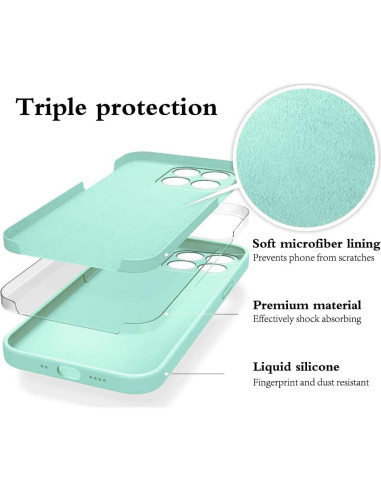 Funda de Silicona Honor X8a Antichoque Azul Suave 49.9g