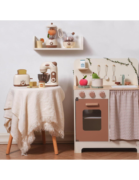 Juego de Cocina para Niños ROBOTIME - 4 Accesorios de Madera Juego de Cocina para Niños ROBOTIME - 4 Accesorios de Madera