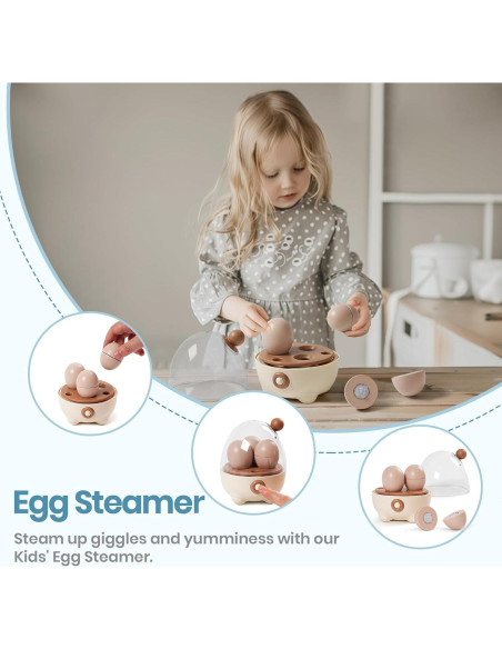 Juego de Cocina para Niños ROBOTIME - 4 Accesorios de Madera Juego de Cocina para Niños ROBOTIME - 4 Accesorios de Madera