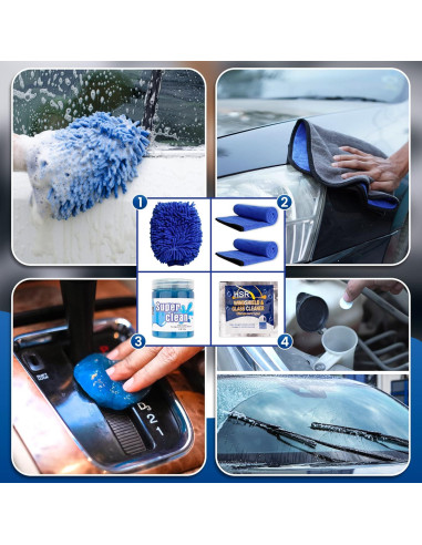 Kit de Detallado de Automóviles 31pcs Cuoreca CDK Profesional