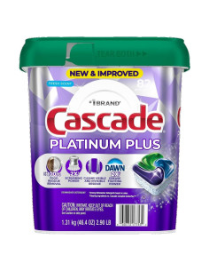 Detergente para Lavavajillas Cascade Platinum Plus 106 Paquetes