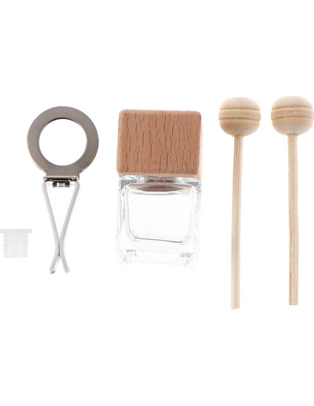 Paquete de 10 Difusores de Perfume de Vidrio 8ml para Auto Paquete de 10 Difusores de Perfume de Vidrio 8ml para Auto