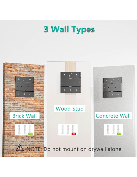 Soporte de Pared para Triple Monitor WALI 17-32" Negro Soporte de Pared para Triple Monitor WALI 17-32" Negro
