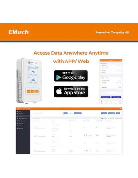 Registrador de Datos Digital Elitech RCW-360Plus WiFi 4G Registrador de Datos Digital Elitech RCW-360Plus WiFi 4G