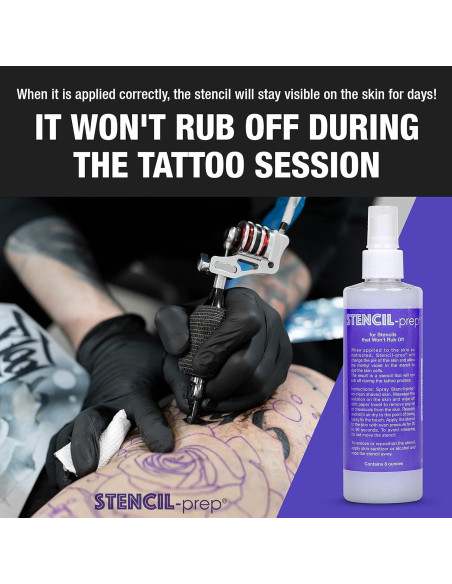 Spray Preparador de Plantillas Stencil.prep 236.6 ml - Tatuaje Spray Preparador de Plantillas Stencil.prep 236.6 ml - Tatuaje