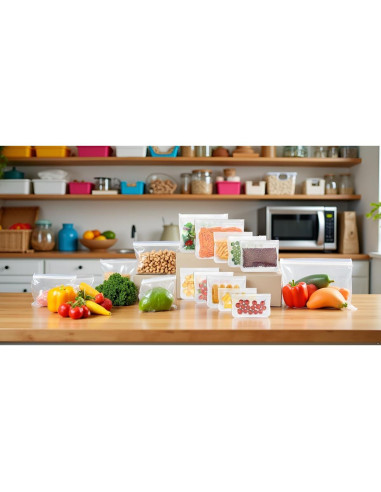 Paquete de 10 Bolsas Reutilizables Genérico 3 Tamaños Verde