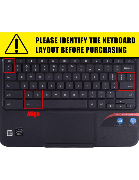 Cubierta de Teclado CaseBuy Rosa Ombre para Lenovo Chromebook 11.6" Cubierta de Teclado CaseBuy Rosa Ombre para Lenovo Chromebook 11.6"