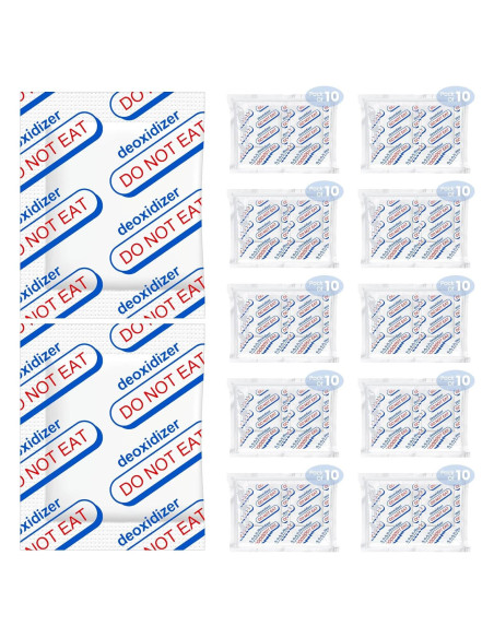 Absorbentes de Oxígeno 400CC Lidisanita - 10 Paquetes Grado Alimenticio Absorbentes de Oxígeno 400CC Lidisanita - 10 Paquetes Grado Alimenticio