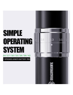 Kit de Tatuaje Inalámbrico Dragonhawk - Máquina Rotativa Profesional 2