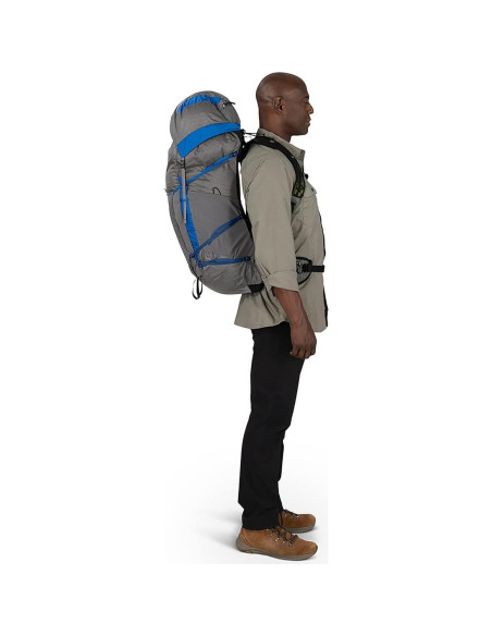 Mochila de Senderismo Osprey Exos Pro 55L Hombre Gris/Azul Mochila de Senderismo Osprey Exos Pro 55L Hombre Gris/Azul