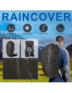 Funda de Hamaca Onewind 55"x47" Verde Oliva Impermeable 90L 2