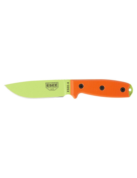 Cuchillo ESEE 4 Verde Veneno Acero 1095 con Funda 22.86 cm Cuchillo ESEE 4 Verde Veneno Acero 1095 con Funda 22.86 cm