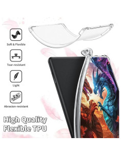 Funda Transparente HEAKIERG para Lenovo Tab M11 11" TPU 2