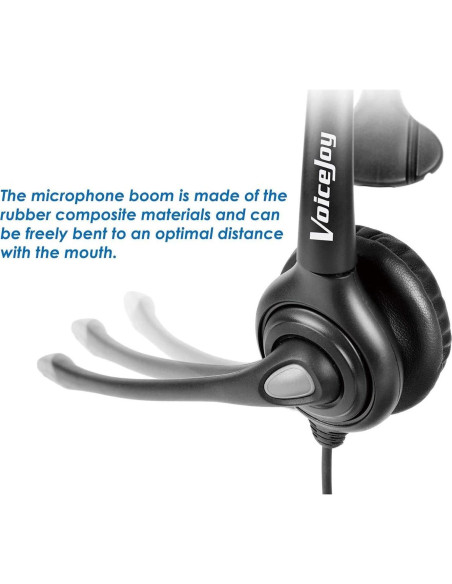 Auricular Monaural VoiceJoy con Micrófono y Cancelación de Ruido Auricular Monaural VoiceJoy con Micrófono y Cancelación de Ruido