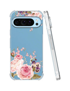 Funda TPU Rosa para Google Pixel 9 y 9 Pro - Ultra Delgado 2
