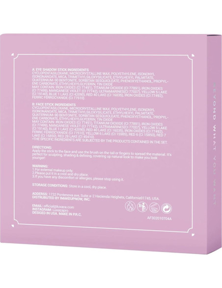 Lápiz de Sombra de Ojos LUXAZA PRO Set 6PCS Neutro Marrón Lápiz de Sombra de Ojos LUXAZA PRO Set 6PCS Neutro Marrón