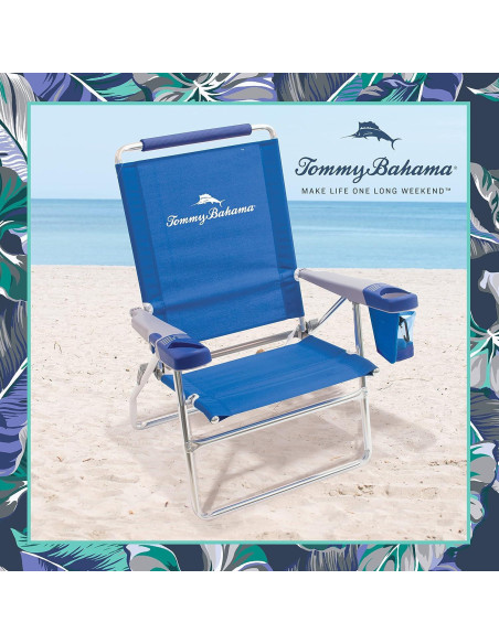 Conjunto de 2 Sillas de Playa Tommy Bahama 4 Posiciones 38.1 cm Conjunto de 2 Sillas de Playa Tommy Bahama 4 Posiciones 38.1 cm