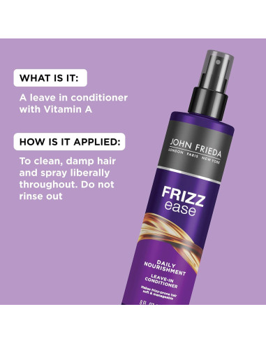 Acondicionador sin enjuague John Frieda Frizz Ease 236 ml