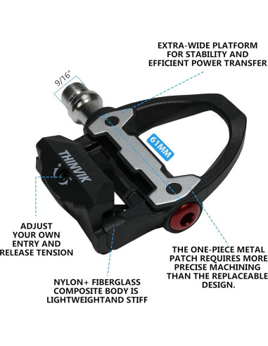 Calas de Bicicleta Thinvik SPD-SL para Pedales Shimano - PD-CP-SPDSL-TV53