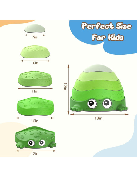 Piedras de Equilibrio Sensoriales DREAM BUILDING Verde 33cm Piedras de Equilibrio Sensoriales DREAM BUILDING Verde 33cm