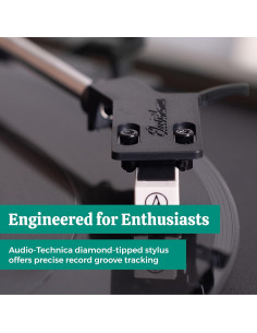 Sistema de Estéreo Tocadiscos Electrohome Montrose + Altavoces 4" 2