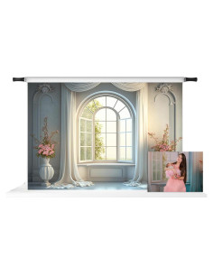 Fondo de Fotografía Kate 3.05x2.44m Blanco Castillo