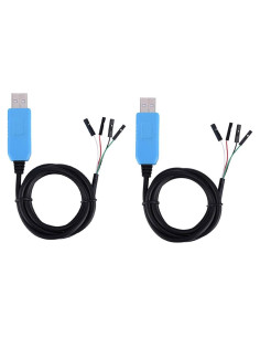Cable USB a TTL PL2303TA NOYITO - Paquete de 2, 3.5cm