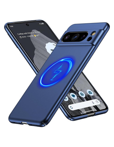 Funda Magnética Ultra Delgada GRECAZO para Pixel 8 Pro - Azul Marino