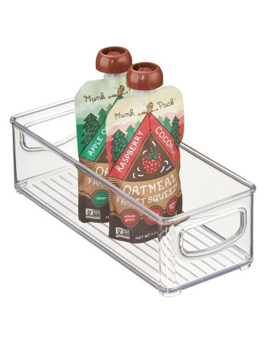 Contenedor de Almacenamiento de Alimentos mDesign 25.4cm - Transparente