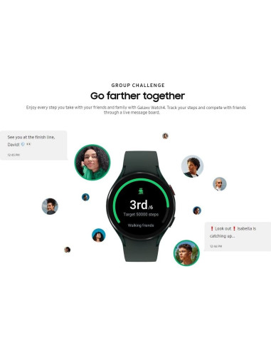 Reloj Inteligente Samsung Galaxy Watch4 44mm GPS Negro