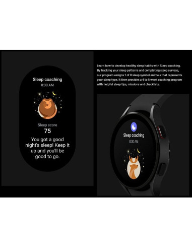 Reloj Inteligente Samsung Galaxy Watch4 44mm GPS Negro
