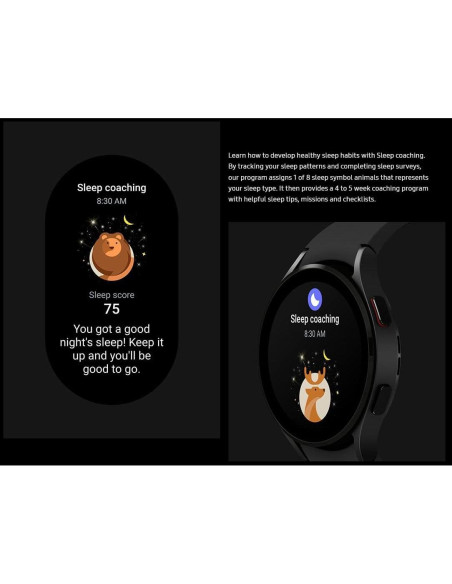 Reloj Inteligente Samsung Galaxy Watch4 44mm GPS Negro Reloj Inteligente Samsung Galaxy Watch4 44mm GPS Negro