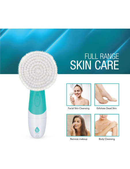 Cepillo de Limpieza Facial y Corporal Pursonic Aqua - 4 Cabezas Cepillo de Limpieza Facial y Corporal Pursonic Aqua - 4 Cabezas