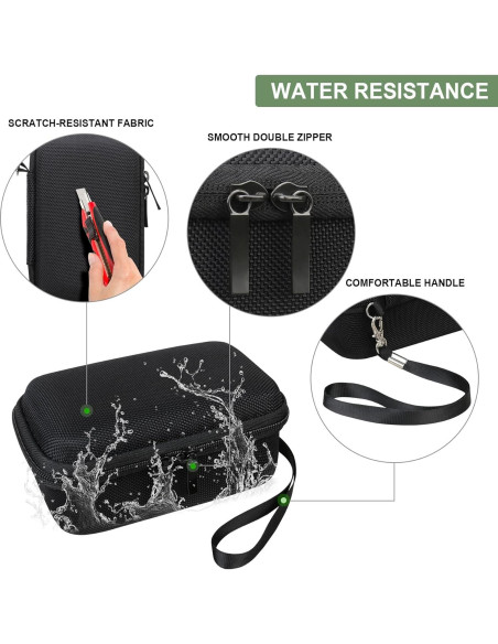 Funda para Cámara Panasonic LUMIX ZS99 y LX10 4K, Negra Funda para Cámara Panasonic LUMIX ZS99 y LX10 4K, Negra