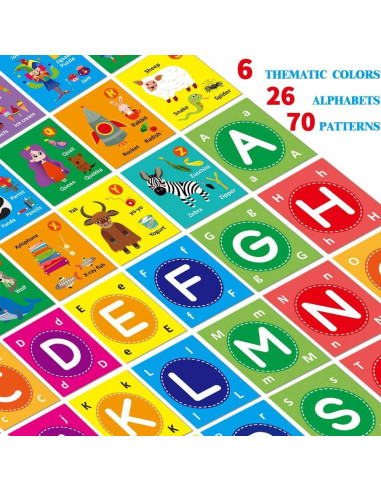 Tarjetas de Alfabeto Suaves TEYTOY 26 Piezas para Bebés
