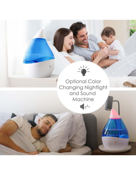 Humidificador Ultrasónico Crane Drop 2.0 4 en 1 3.78L Azul Humidificador Ultrasónico Crane Drop 2.0 4 en 1 3.78L Azul