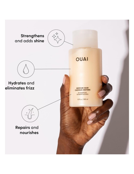 OUAI Paquete Brillo Capilar y Champú Mediano 295 ml OUAI Paquete Brillo Capilar y Champú Mediano 295 ml