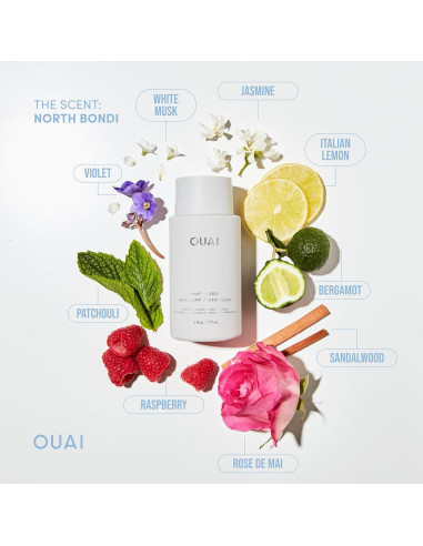 OUAI Paquete Brillo Capilar y Champú Mediano 295 ml