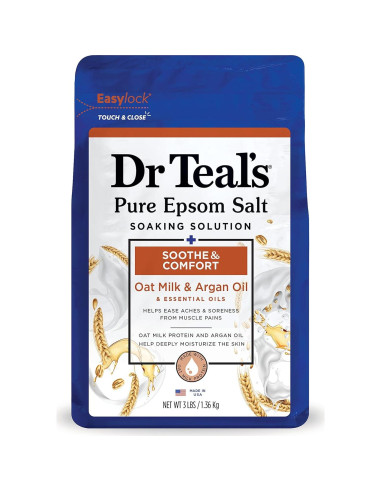 Baño de Sal Epsom Pura Dr Teal 1.36 kg con Melatonina y Aceites Esenciales