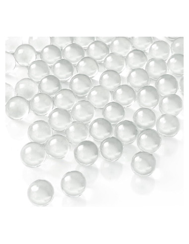 75 Canicas de Vidrio Transparentes SallyFashion para Decoración
