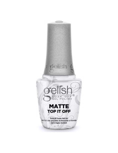 Gelish Matte Top It Off - Capa Superior 15mL para Uñas