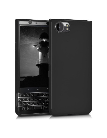 Funda Protectora Slim KW-Mobile para BlackBerry KEYone - TPU Negro Mate Funda Protectora Slim KW-Mobile para BlackBerry KEYone - TPU Negro Mate