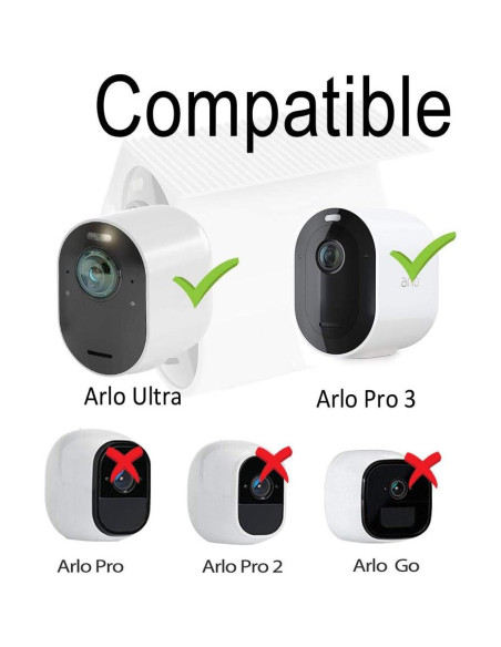 Funda de Silicona Impermeable HOLACA para Cámaras Arlo Ultra/Pro Funda de Silicona Impermeable HOLACA para Cámaras Arlo Ultra/Pro