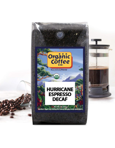 Café Orgánico Co. Espresso Hurricane Descafeinado 0.91kg