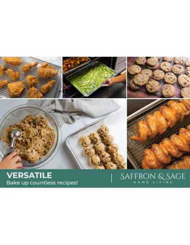 Bandeja para Galletas Saffron & Sage 33x46 cm Aluminio