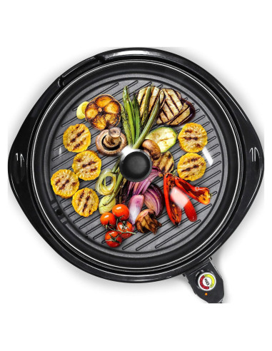 Parrilla Eléctrica Interior Elite Gourmet EMG-980BSC 14" Antiadherente