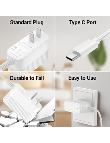 Cargador 5V 3A XHUCHINMAL para Google WiFi Mesh USB-C